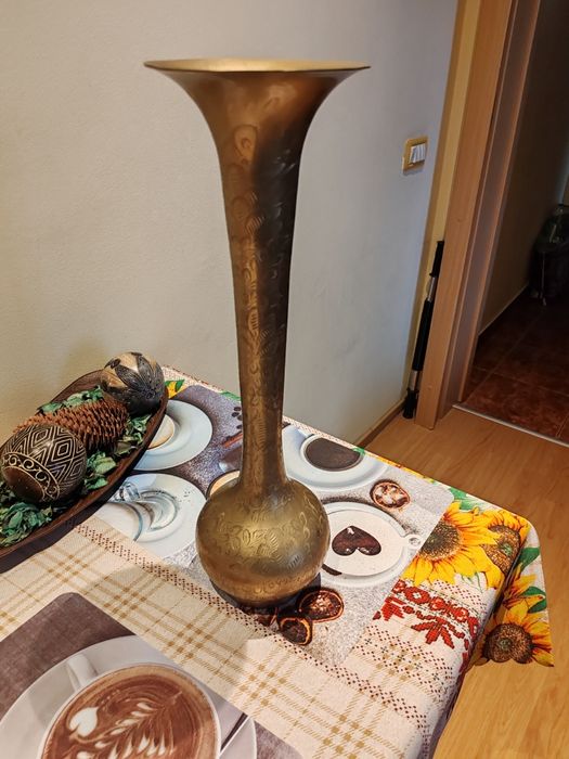 Vază India cu gravură