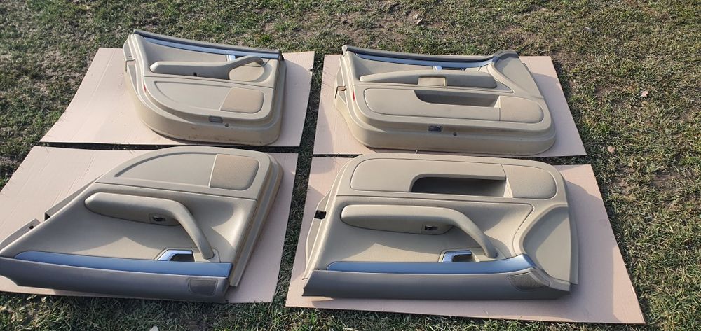 Fete panouri usi piele crem audi a4 b6 audi a4 b7 2001 - 2007