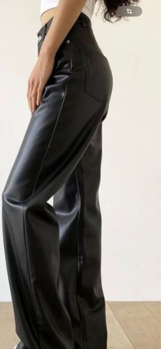 Кожаные брюки, 44р.