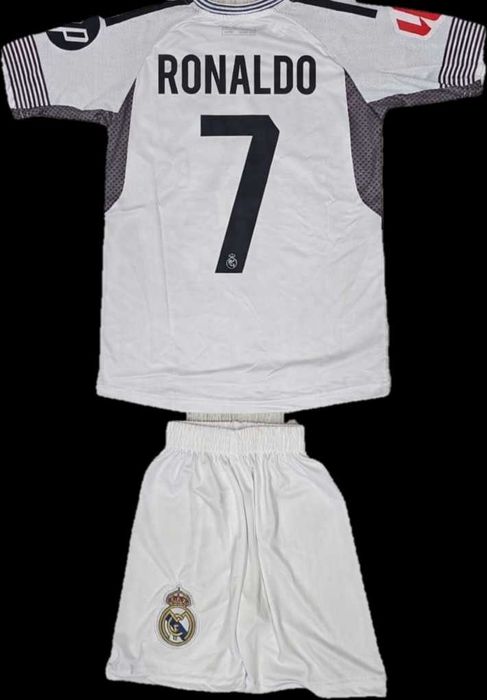 Детски екип Роналдо 2026 Реал Мадрид new RONALDO 7 NEW MADRID бял цвят
