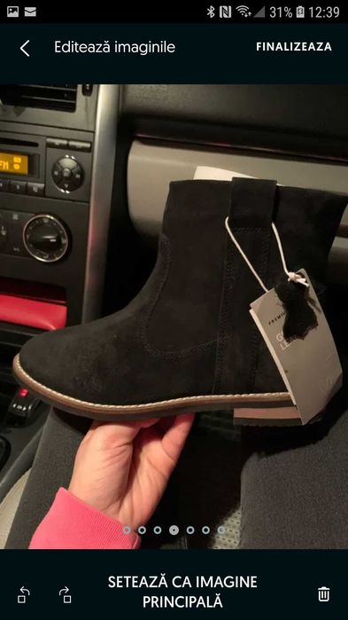 Ghete dama piele naturala