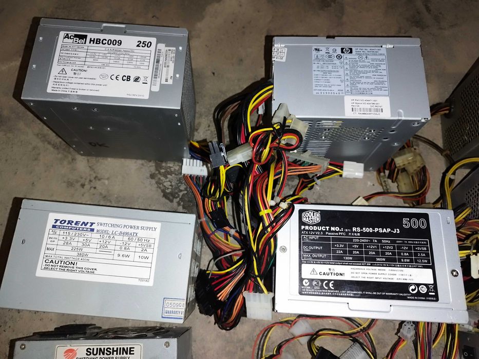 Sursa calculator cateva modele 250 - 650 Wati