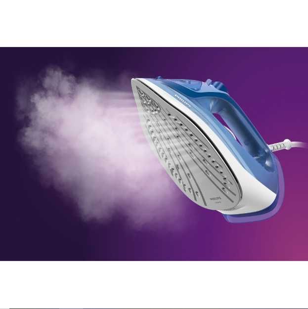 Fier de calcat cu aburi Philips Seria 3000, putere 2400W, Ceramic NOU!