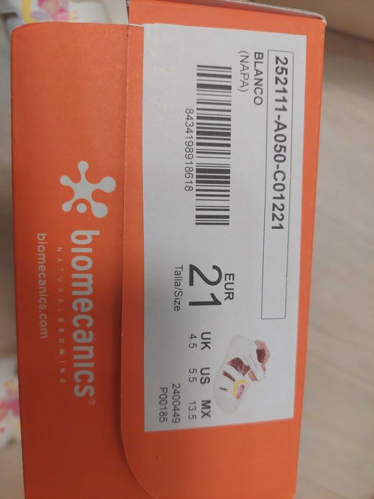 Бебешки сандали Biomecanics