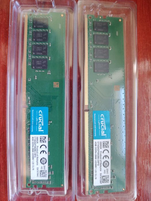 Продам ОЗУ DDR4 2666MHZ 2×4GB
