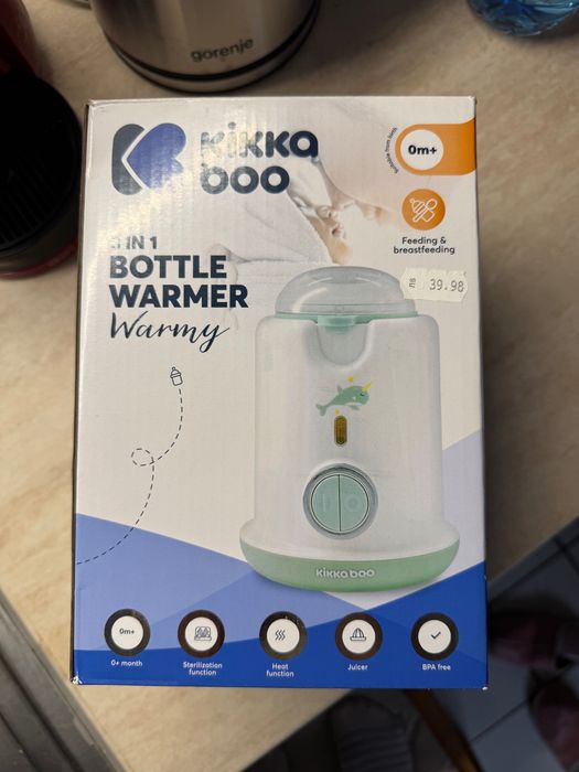 Нагревател за шишета и пюрета Kika boo