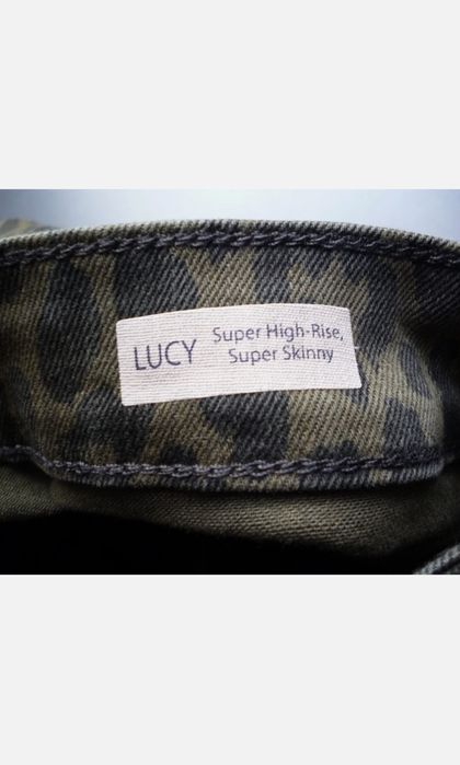 Mavi Lucy Jeans Green Leopard