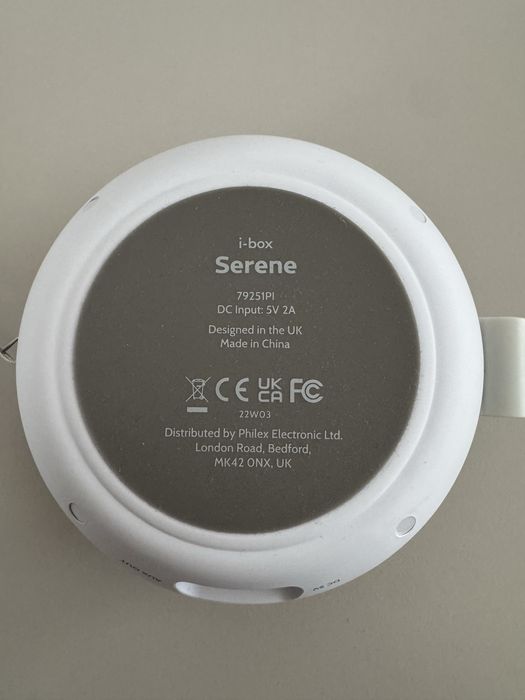 Aparat zgomot alb i-Box Serene White noise machine baby sleep copii