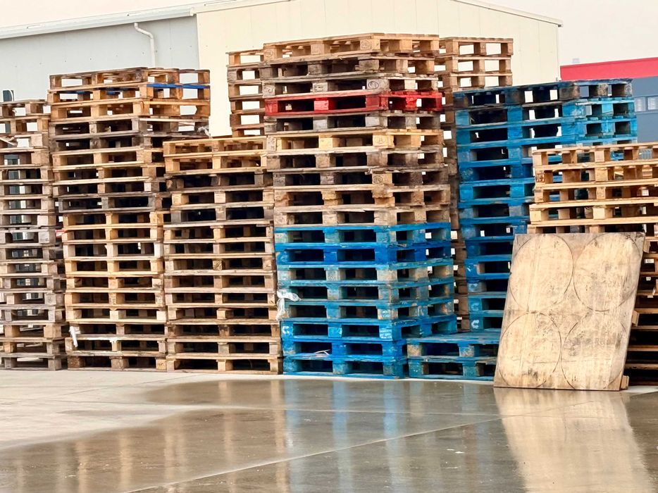 Paleti lemn euro si non-euro