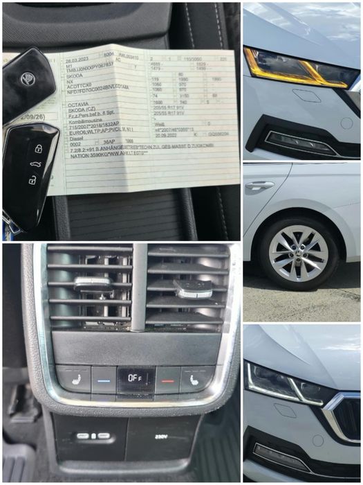 Skoda Octavia. 2023.Bord Virtual Cockpit. Matrix. Cameră. Portbagaj electric.