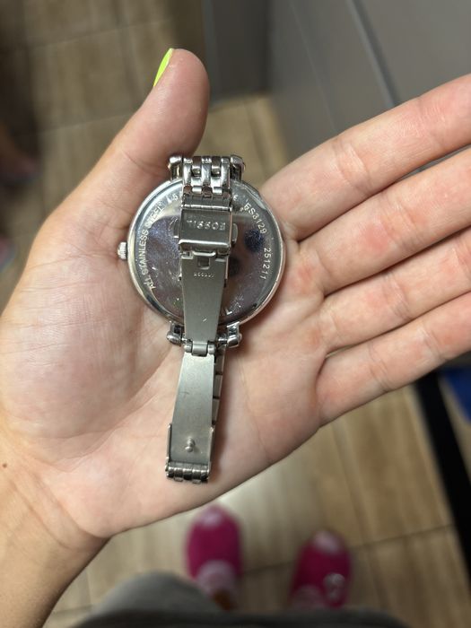 Ceas original Fossil argintiu