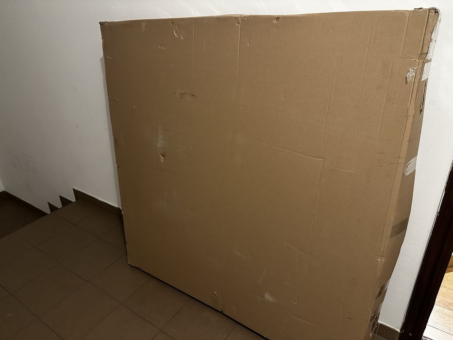 Masa alba rotunda 140cm + 4 scaune