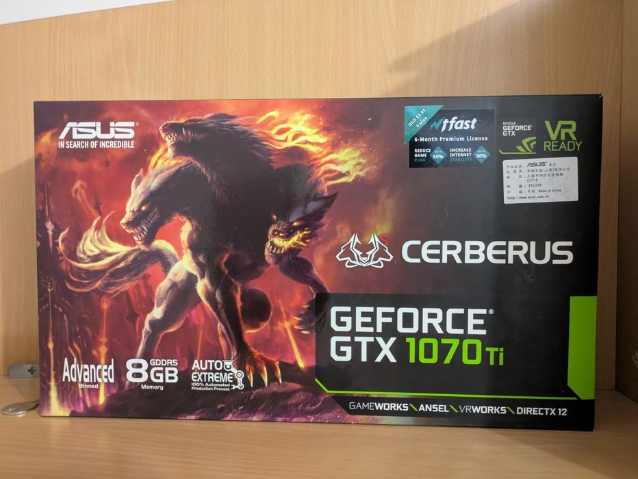 Видеокарта 1070 Ti 8gb