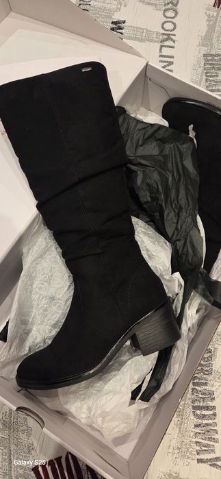 Ботуши - естествен велур