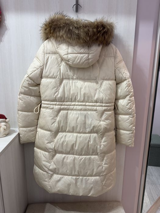 Палто Mango, яке с естествен пух, яке тип teddy