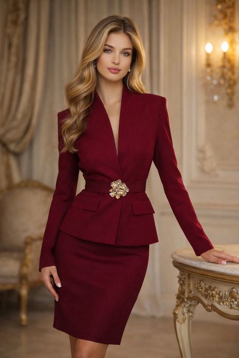 Официален червен комплект