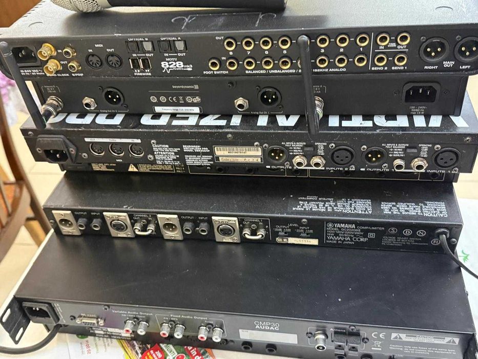 Din colectia personala, compresor, interfata, procesor, microfon