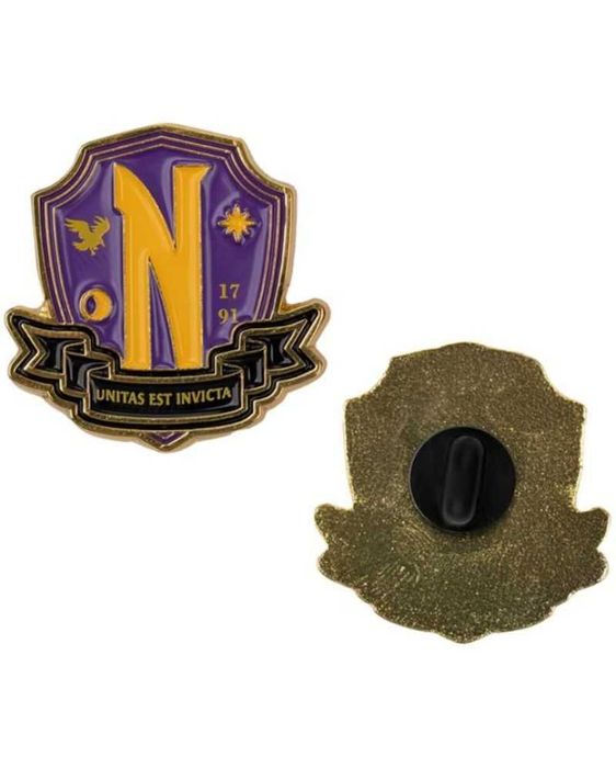 2 бр значки Wednesday - Nevermore Academy