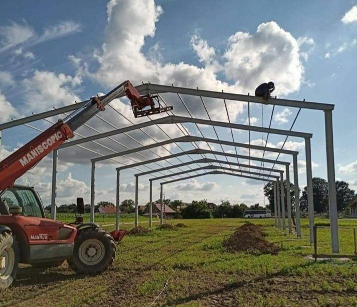 Vând hale metalice ACCEPTĂM SI MASINE AUTO ne deplasăm oriunde în tara
