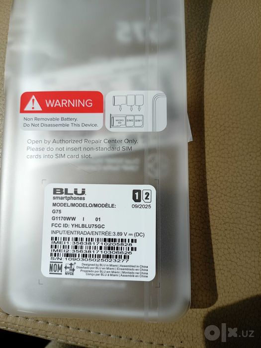 BLU G75 Smartphone 256GB