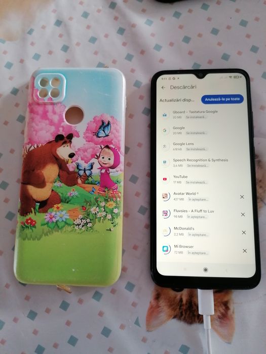 Vând telefon Redmi 9 C. Stare foarte bună. Ca nou. Bateria ține 3 zile
