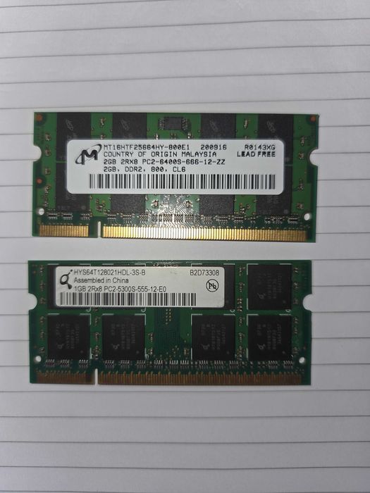 kit 3 Gb ram DDR2 - pentru laptop -