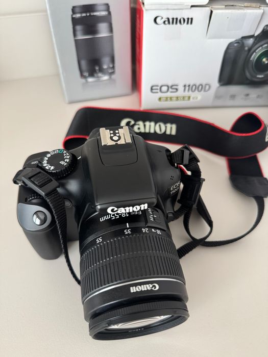 Продавам CANON EOS 1100D с два обектива