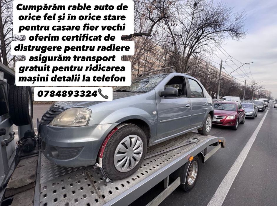 Colectam mașini vechi rable pentru casat fier vechi