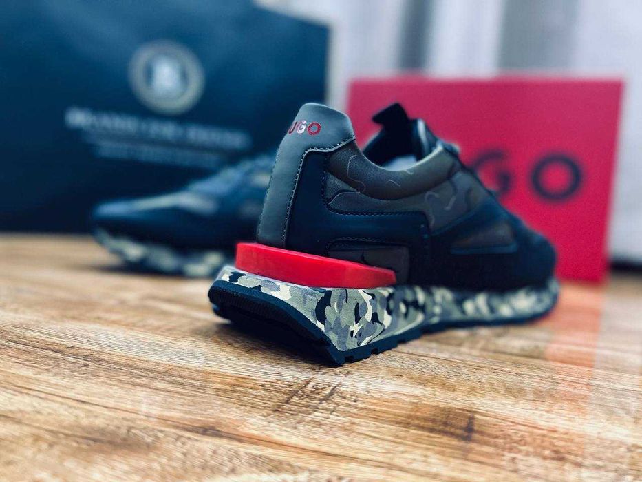 HUGO мужские кроссовки с камуфляжном принтом РАЗМЕР 44,45