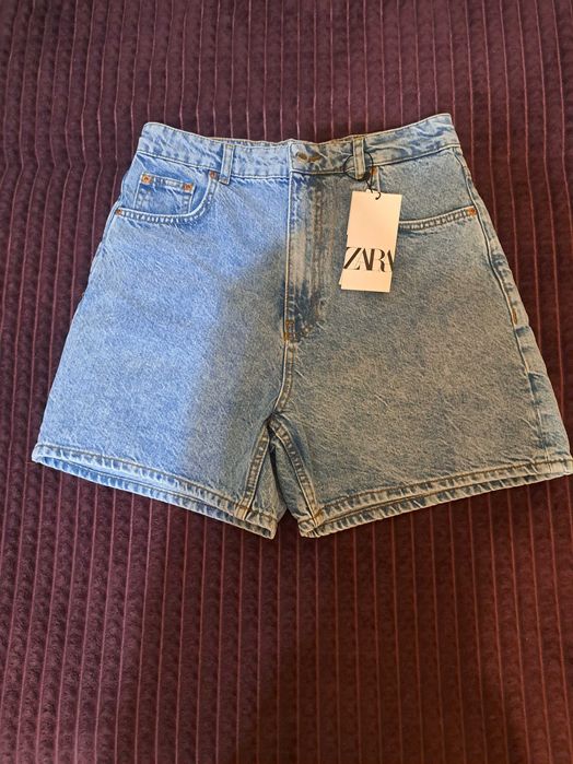 Pantaloni scurti blugi Zara