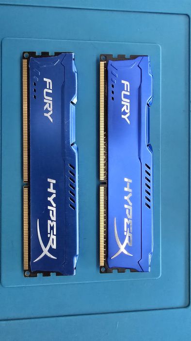 Memorie HyperX FURY Blue 8GB, DDR3, 1600MHz, CL10, 1.5V, kit 2x4GB