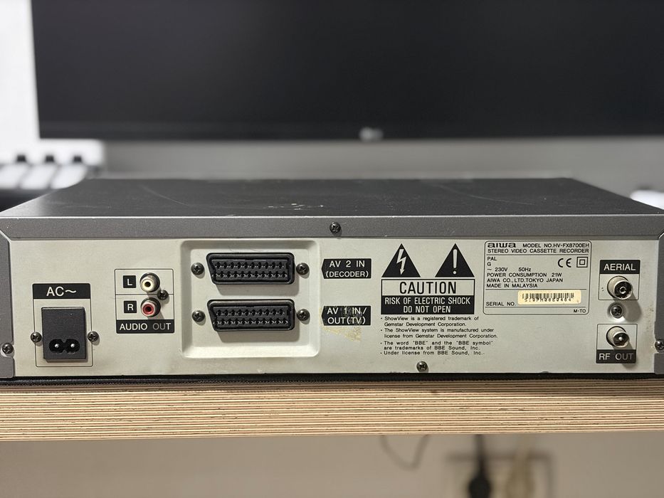 Video Aiwa FX8700 defect