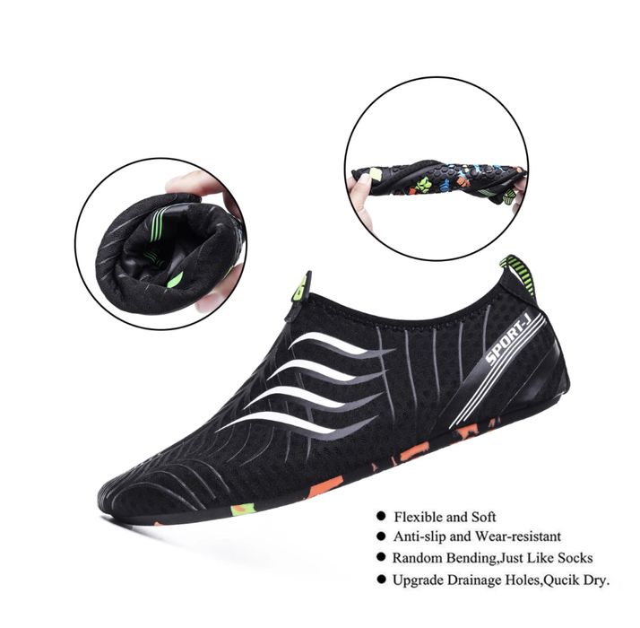 Водни, дишащи спортни обувки. За колело, камъни по морето и не само.