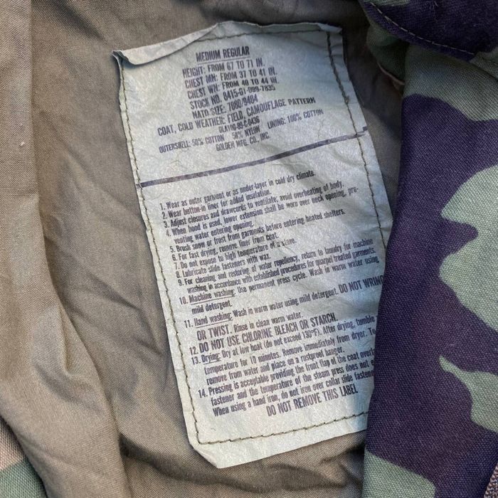 M65 US Army field jacket