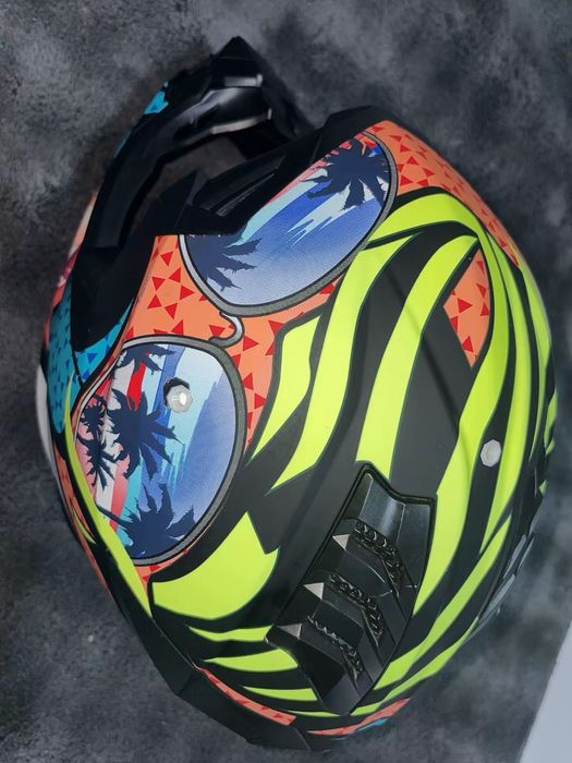 Casca Full Face MTB Silvis speed multicolor 53-54cm