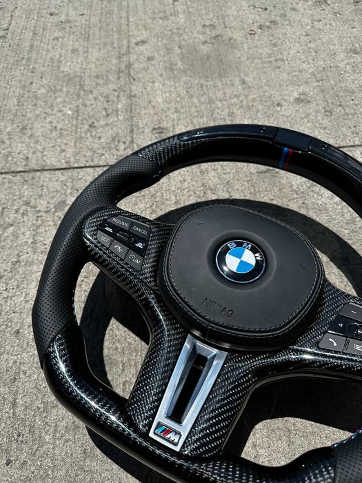 Volan BMW Carbon - LED - Seria G - Incalzire - Traffic Jam - Vibratii