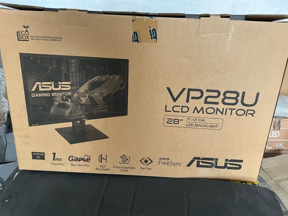 Монитор 28" ASUS VP28UQGL, Black. 3840 x 2160 Ultra HD 4K