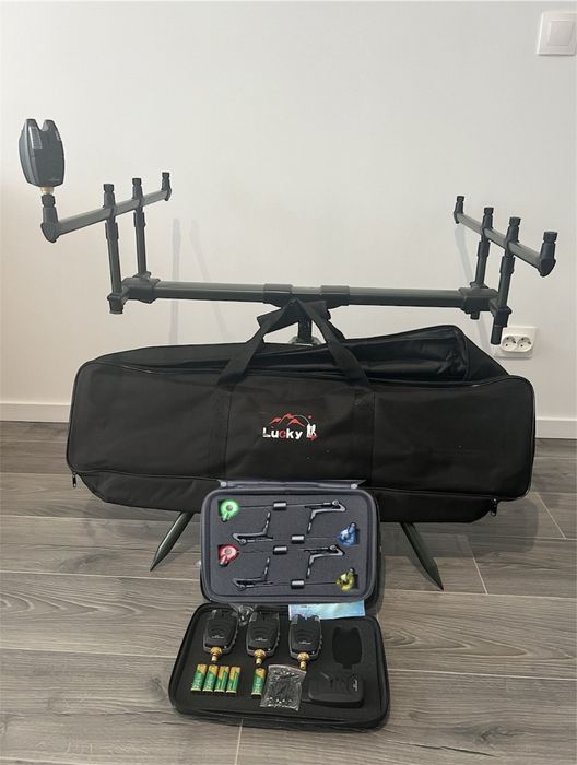 Set RodPod 4 Posturi + avertizori 4 plus statie WindBlade + 4 Swingere