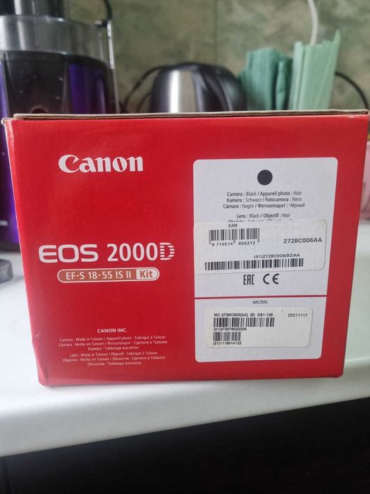 Canon EOS 2000D Camera foto/video