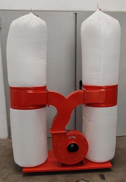 Аспирация, прахоуловител с два чувала 3kW