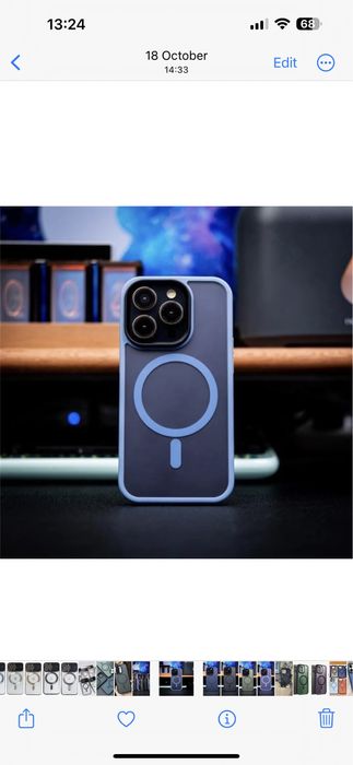 Iphone 14/15/16/PRO/MAX/PLUS Husa Handfeeling Cerc Magnetic Tp Plastic