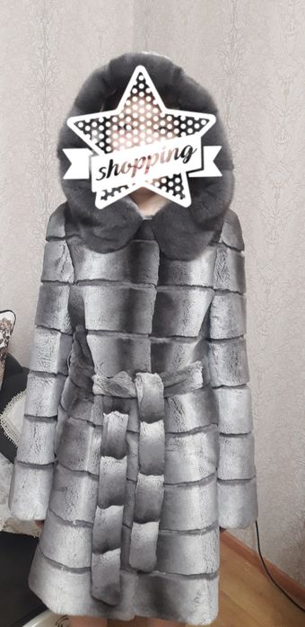 Шуба с капюшоном