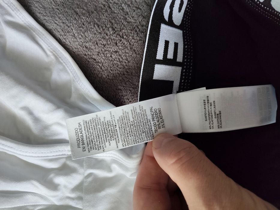 Diesel set 3 chiloți bărbați alb-negru-negru mărimea XL noi originali