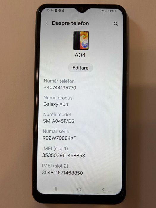 Vand telefoane SAMSUNG A02s si A04