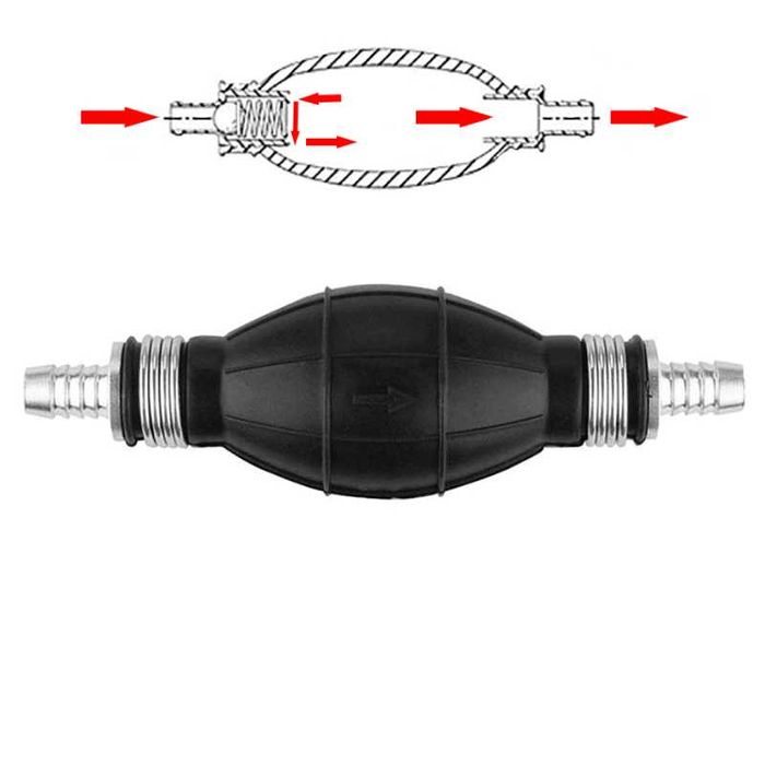 Подкачваща Ръчна Помпа за Гориво Дизел Бензин, Масло, Вода 6,8,10,12мм