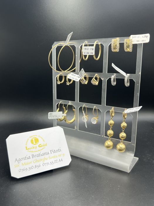 Cercei aur 14k / 18k diverse modele