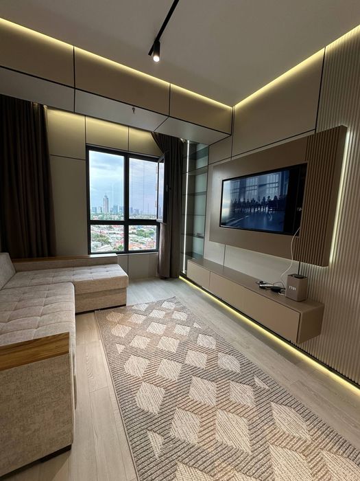 Аренда посуточно ЖК Modera Towers 2/16/24 47кв, вид на Tashkent City