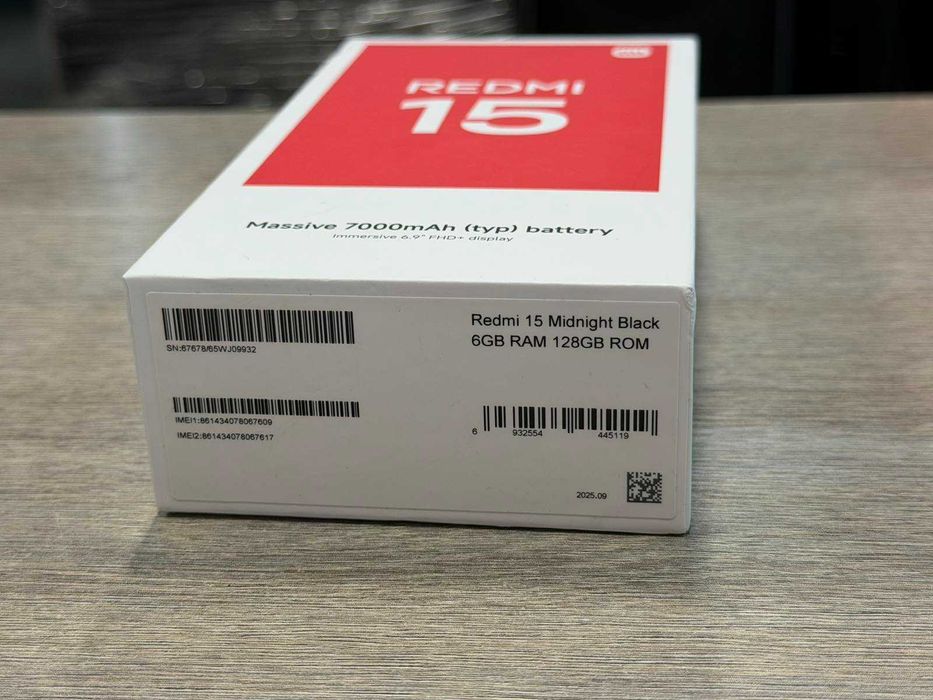 Redmi 15 – 128GB / 6GB RAM