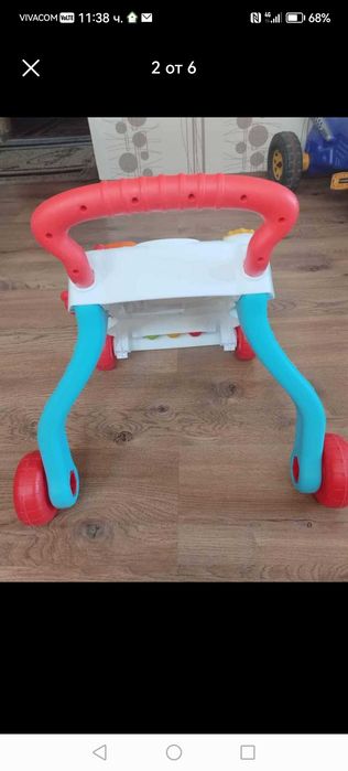 Проходилка за бутане Win Fun Grow With Me-Музикална