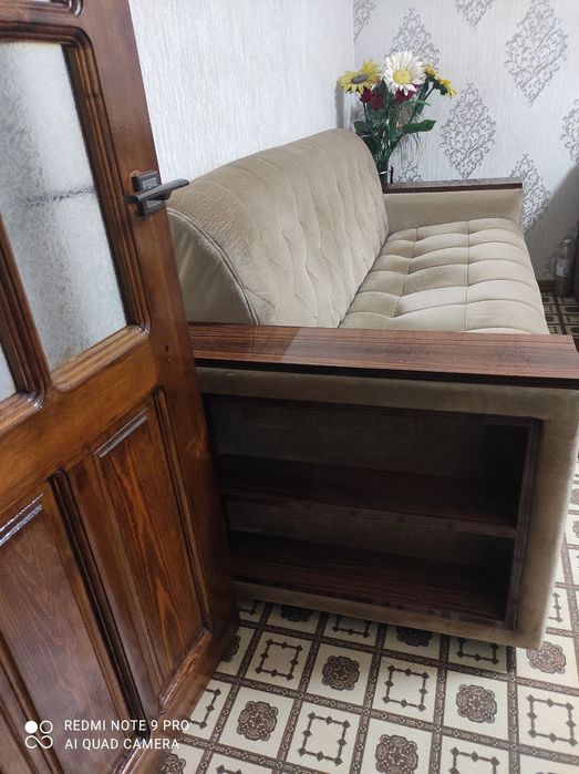 Диван материал замшевый